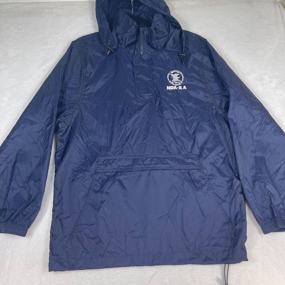VTG National Rifle Association of America ILA Jacket Windbreaker Pullover Mens L